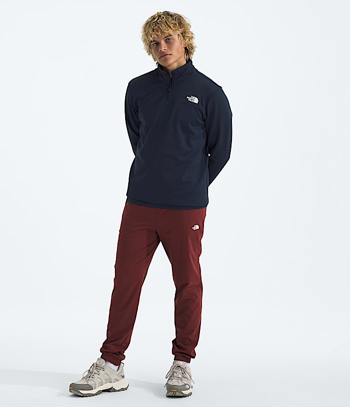 THE NORTH FACE Mens Jackets North Face Men’s Cedar Trail Grid Fleece ¼-Zip