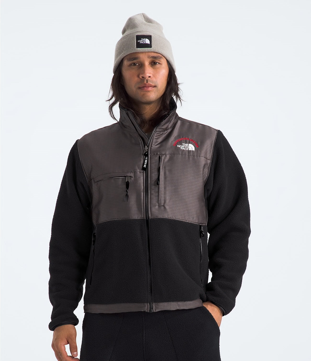 THE NORTH FACE Mens Jackets BLK/MOONSTONE / M North Face Retro Denali Jacket || David's Clothing NF0A88XH4O4