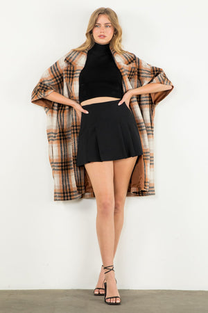 THML Women Jackets Plaid Coat || David's Clothing