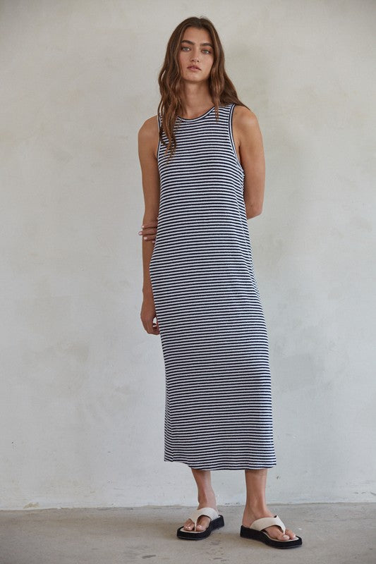 THML Women's Dresses By Together Alias Striped Dress || David's Clothing