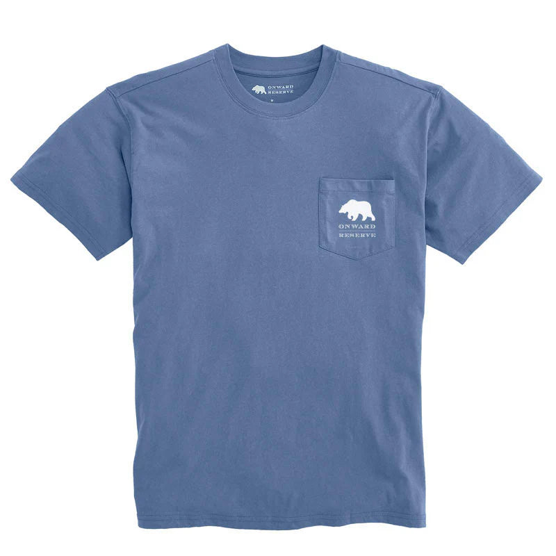 Onward Reserve Duck Dog Short Sleeve Tee - Washed Blue