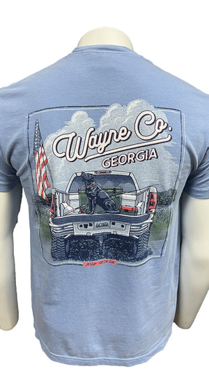 Wayne County GA Tee by Southern Fried Cotton