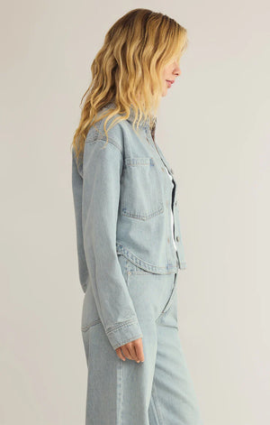 Z SUPPLY Women Jackets Z Supply All Day Cropped Denim Jacket || David's Clothing