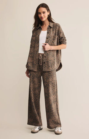 Z SUPPLY Women Jackets Z Supply All Day Knit Leopard Jacket || David's Clothing