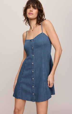 Z SUPPLY Women's Dresses Z Supply Angel Eyes Denim Mini Dress