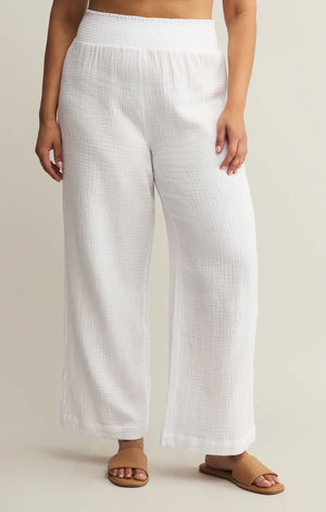 Z SUPPLY Women's Pants Z Supply Cassidy Full Length Gauze Pant || David's Clothing