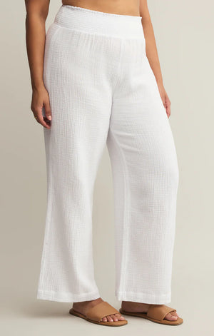 Z SUPPLY Women's Pants Z Supply Cassidy Full Length Gauze Pant || David's Clothing