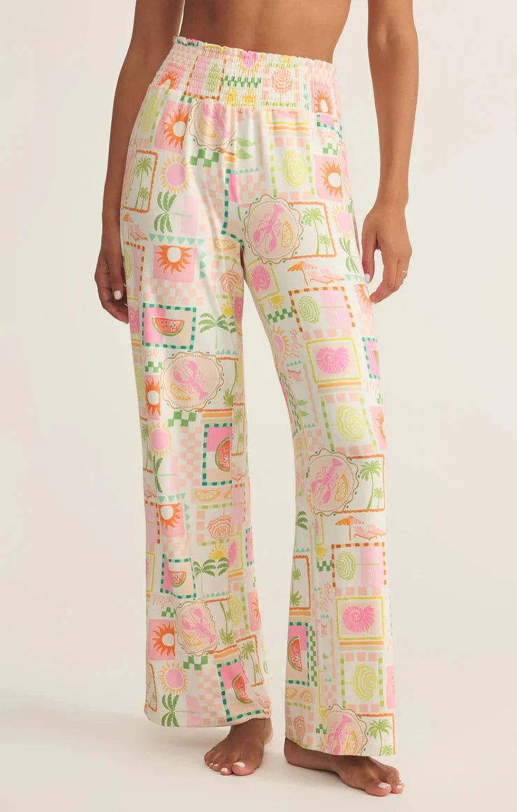 Z SUPPLY Women's Pants Z Supply Dawn Smocked Soleil Pant || David's Clothing