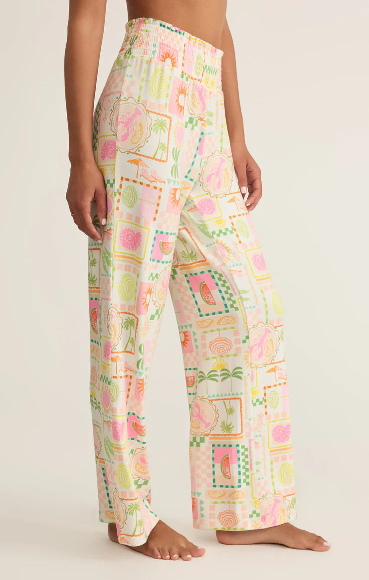 Z SUPPLY Women's Pants Z Supply Dawn Smocked Soleil Pant || David's Clothing