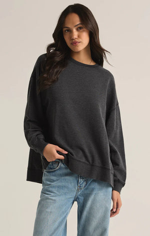 Z SUPPLY Women's Pullovers BLACK / XS Z Supply Modern Weekender || David's Clothing ZT203706