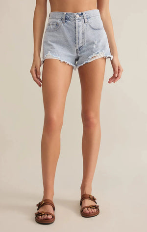 Z SUPPLY Women's Shorts Z Supply Classic Hi Rise Denim Short || David's Clothing