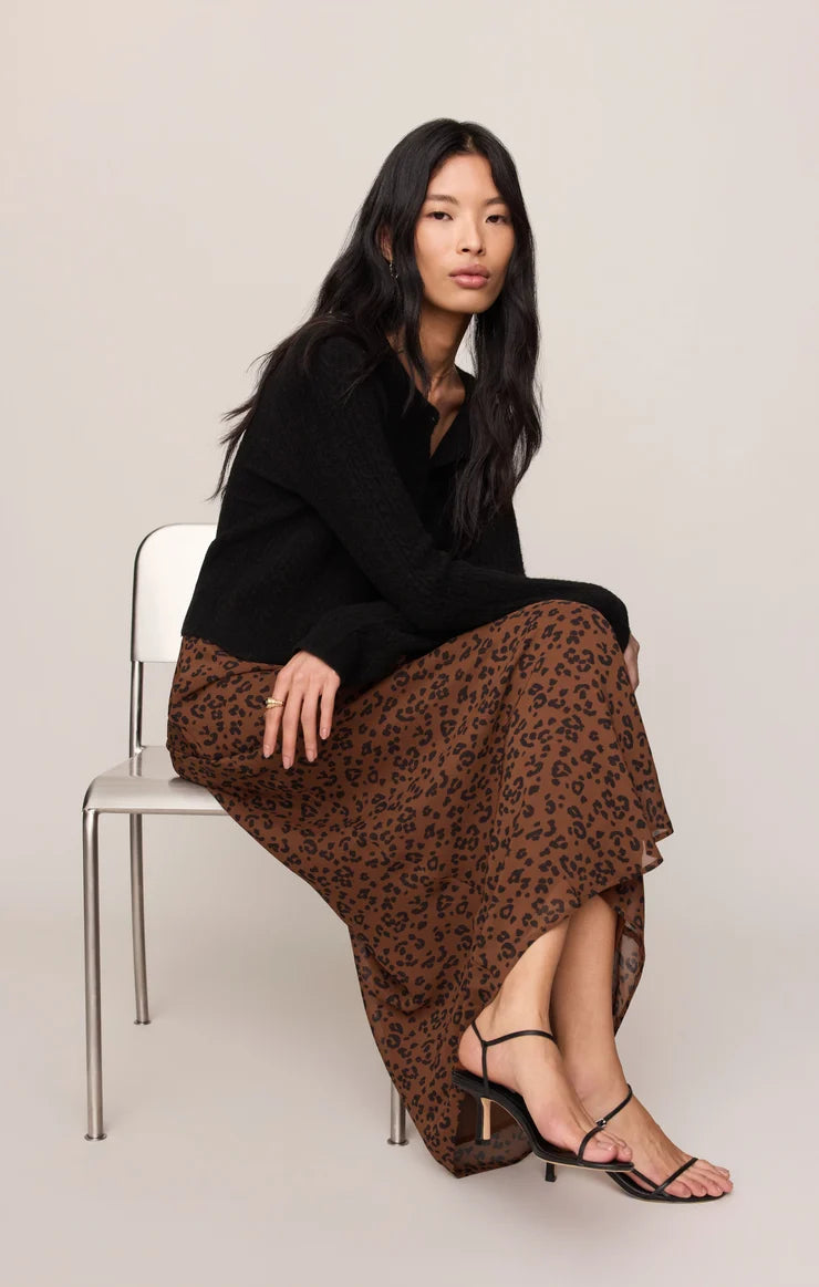 Z SUPPLY Women's Skirts Z Supply Europa Leopard Maxi Skirt