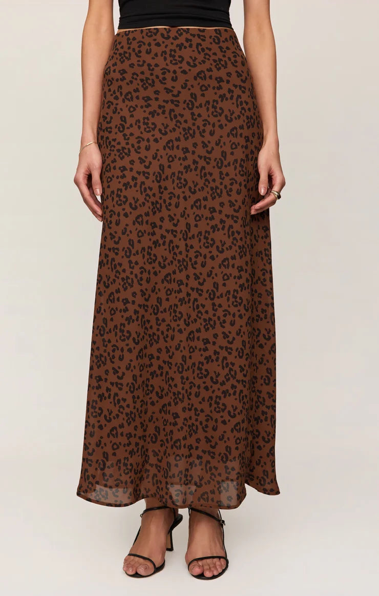 Z SUPPLY Women's Skirts Z Supply Europa Leopard Maxi Skirt