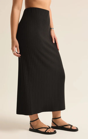 Z SUPPLY Women's Skirts Z Supply Louisa Rib Midi Skirt || David's Clothing