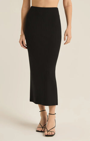 Z SUPPLY Women's Skirts Z Supply Louisa Rib Midi Skirt || David's Clothing