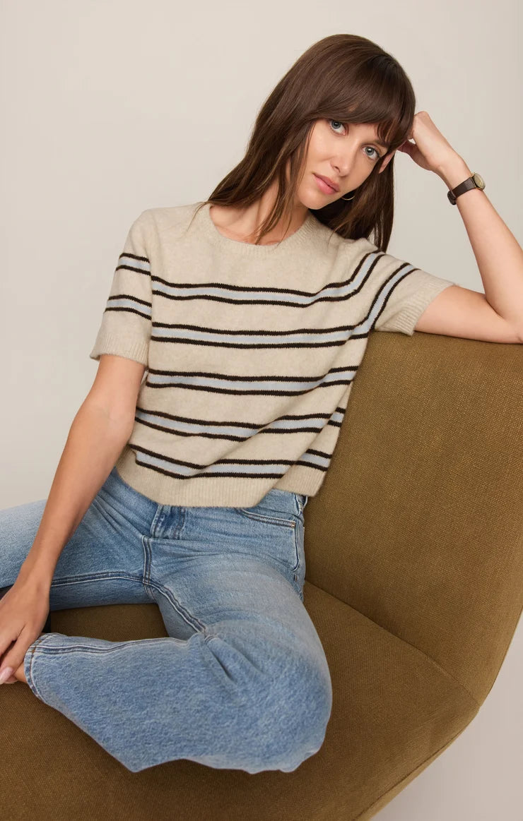 Z SUPPLY Women's Sweater Z Supply Gatewood Stripe Sweater Tee