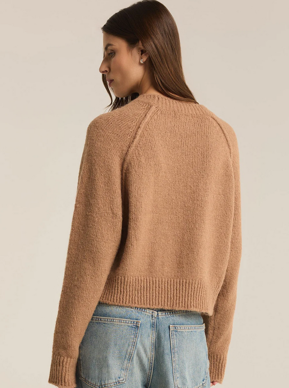 Z SUPPLY Women's Sweaters CAMEL BR / XS Z Supply Adrian Sweater || David's Clothing ZW244267