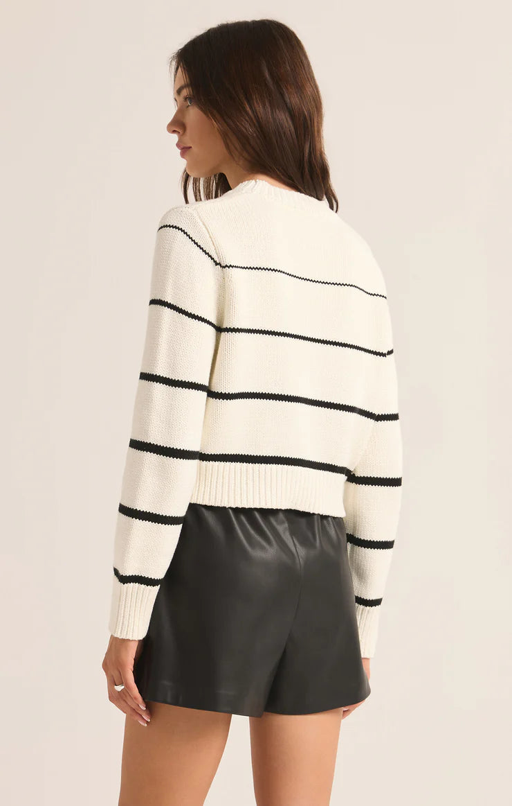 Z SUPPLY Women's Sweaters Z Supply Milan Stripe Sweater || David's Clothing