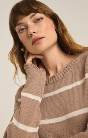 Z SUPPLY Women's Sweaters Z Supply Sienna Stripe Sweater || David's Clothing