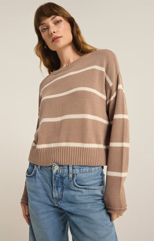 Z SUPPLY Women's Sweaters Z Supply Sienna Stripe Sweater || David's Clothing