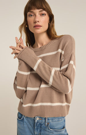 Z SUPPLY Women's Sweaters Z Supply Sienna Stripe Sweater || David's Clothing