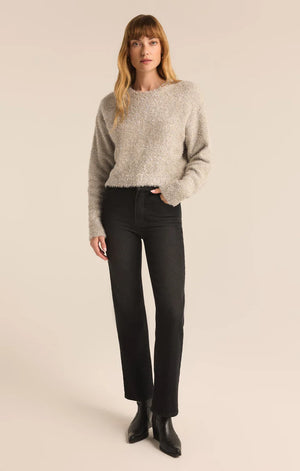 Z SUPPLY Women's Sweaters Z Supply Tinseltown Cropped Sweater || David's Clothing