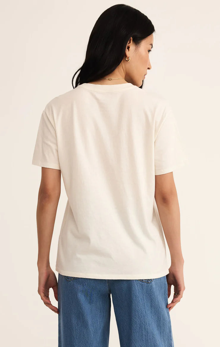 Z SUPPLY Women's Tee Z Supply Flag Boyfriend Tee || David's Clothing