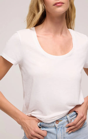 Z SUPPLY Women's Top Z Supply Anywhere Scoop Neck Tee || David's Clothing