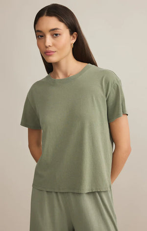 Z SUPPLY Women's Top Z Supply Go To Washed Tee || David's Clothing