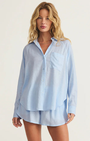 Z SUPPLY Women's Top Z Supply Perfect Linen Top || David's Clothing