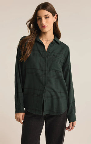 Z SUPPLY Women's Top Z Supply River Plaid Button Up || David's Clothing