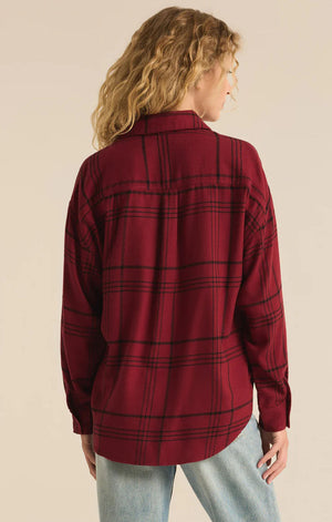 Z SUPPLY Women's Top Z Supply River Plaid Button Up || David's Clothing