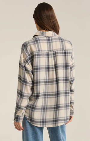 Z SUPPLY Women's Top Z Supply River Plaid Button Up || David's Clothing