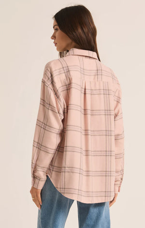 Z SUPPLY Women's Top Z Supply River Plaid Button Up || David's Clothing