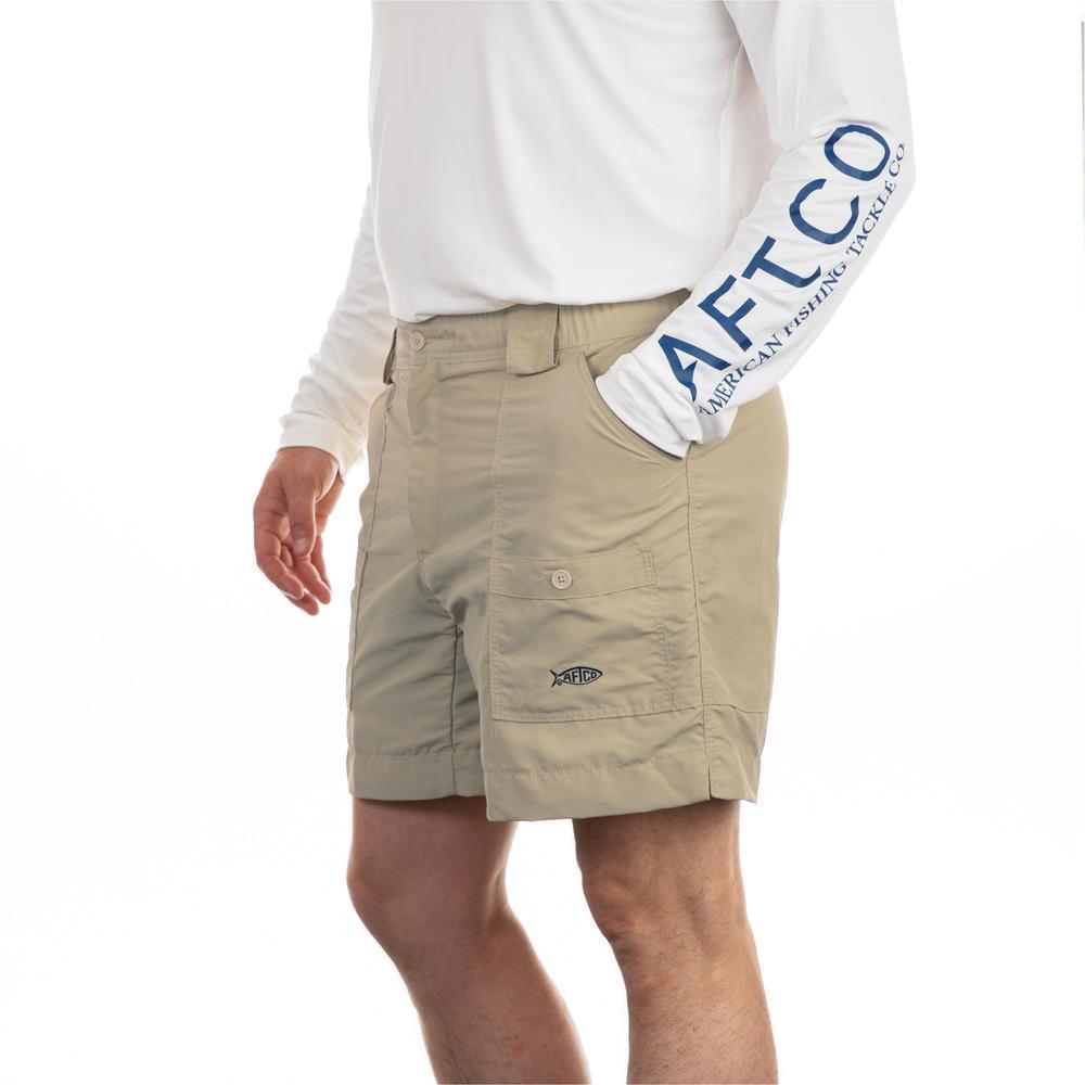 AFTCO MFG Men's Shorts KHAKI / 28 Aftco Original Fishing Shorts - Air Force Blue || David's Clothing MO1KHA