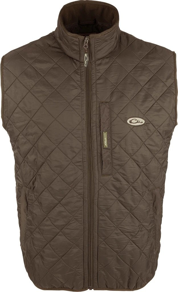 DRAKE CLOTHING CO. Men's Outerwear Drake Delta Quilted Fleece Lined Vest || David's Clothing
