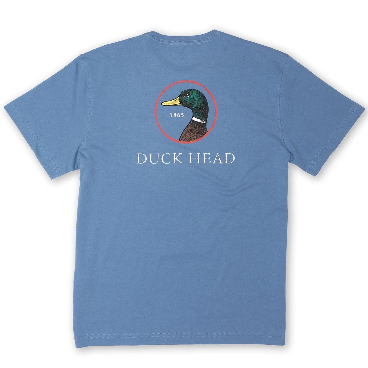 DUCK HEAD Men's Tees HARBOR BLUE / S Duck Head Logo Short Sleeve T-Shirt || David's Clothing D21019950