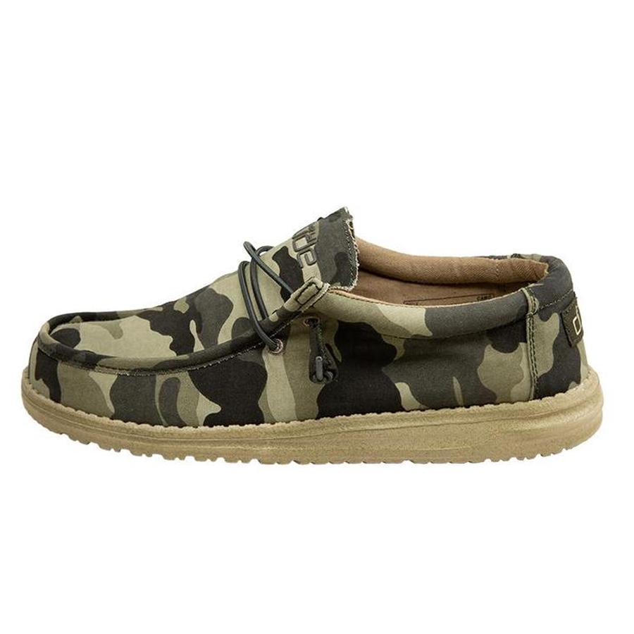 HEY DUDE Men's Shoes Hey Dude Wally Canvas Camo || David's Clothing