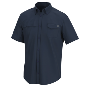 HUK FISHING Men's Sport Shirt SARGASSO SEA / M Huk Tide Point Short Sleeve || David's Clothing H1500171409