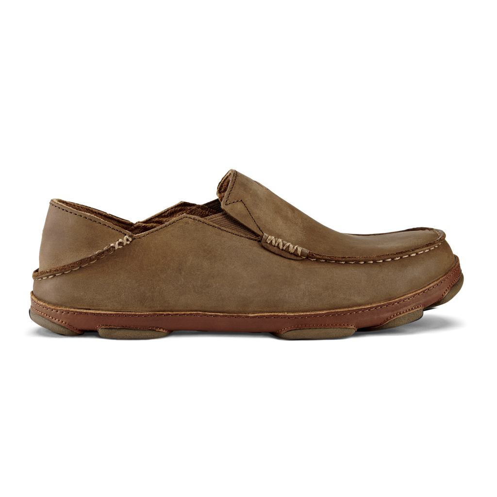 OLUKAI Men's Shoes Olukai Moloa Leather Slip On || David's Clothing