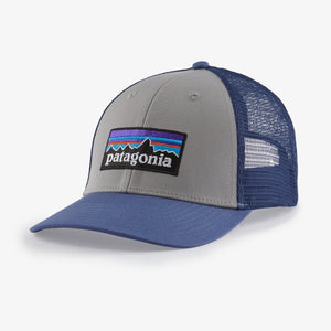PATAGONIA Men's Hats SALT GREY Patagonia P-6 Logo LoPro Trucker Hat || David's Clothing 38283SCBE