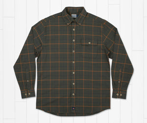 SOUTHERN MARSH COLLECTION Men's Sport Shirt Southern Marsh Montevallo Houndstooth Flannel || David's Clothing