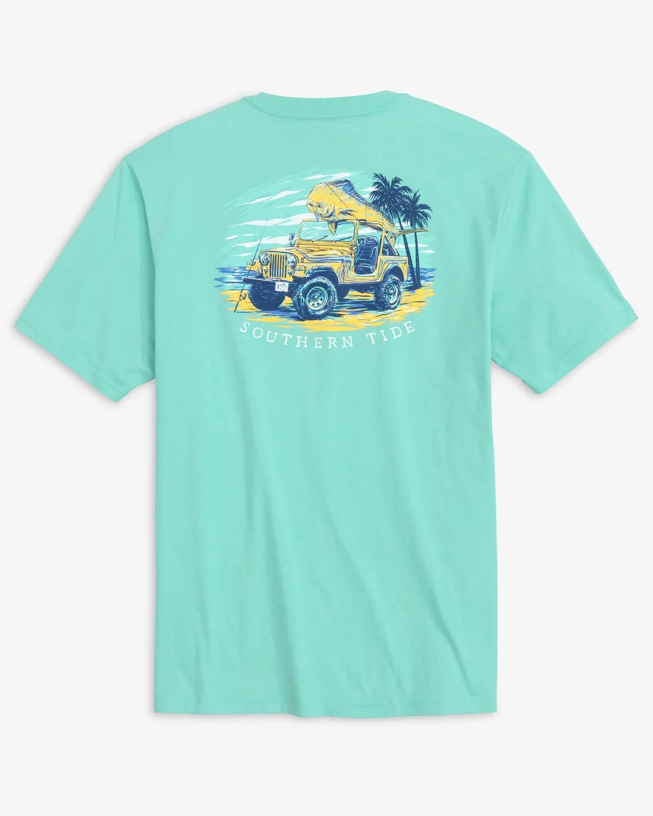 SOUTHERN TIDE Men's Tees Southern Tide Four Wheel Drive Dorado T-Shirt || David's Clothing